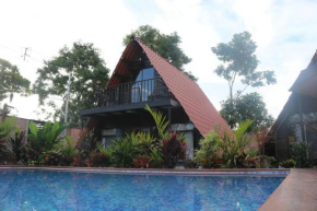 Jacen Chalet Pool & Volcano View